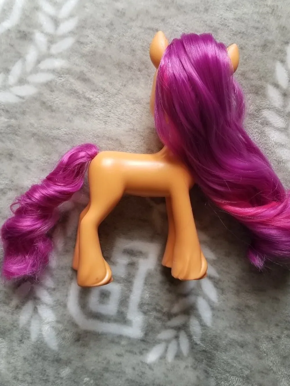 My Little Pony Figure Sunny Starscout Brushable Shining Adventures Orange Pink